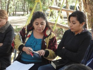 Mother and daughter studying the Word together