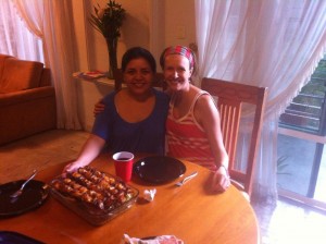 Nimsi and me celebrating our May birthdays