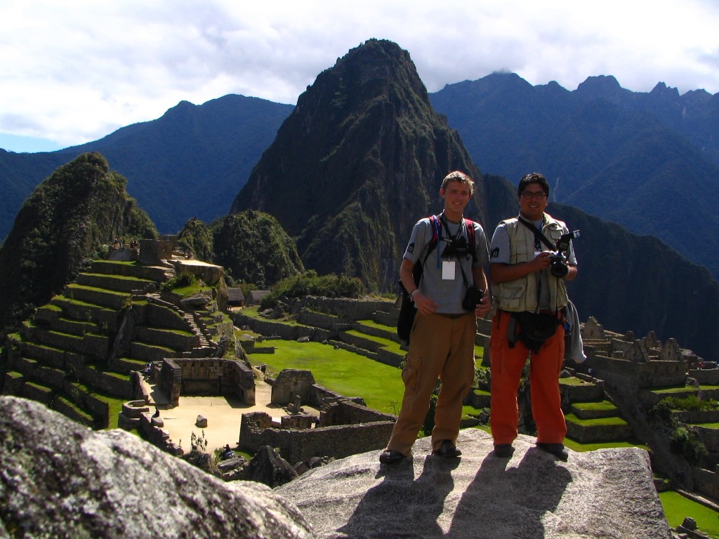 Fabian and Erik at Machu Picchu 2005