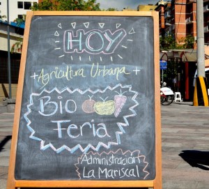 bio feria sign