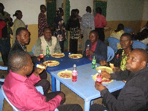 pastors eating