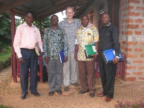 L to R:  Pastors Kotokambo, Vungbo, David, Ambwa and Mbula