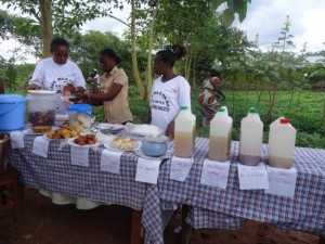 refreshments for the visitors