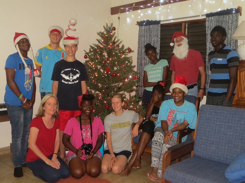 The UBAC hostel  Christmas photo from last year.  Unfortunately the hostel is closed this year due to not having hostel parents.  Can you help us have a picture like this next year/