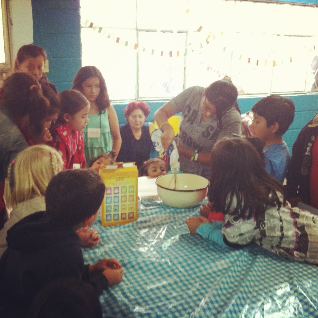 Rosita taught the kids to make home-made, no-bake snacks!