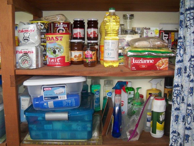 The rest of the pantry