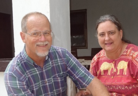 Jan & Kim, our older son's in-laws, and partners in Fulani ministry