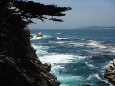 Clear view towards Monterey. 