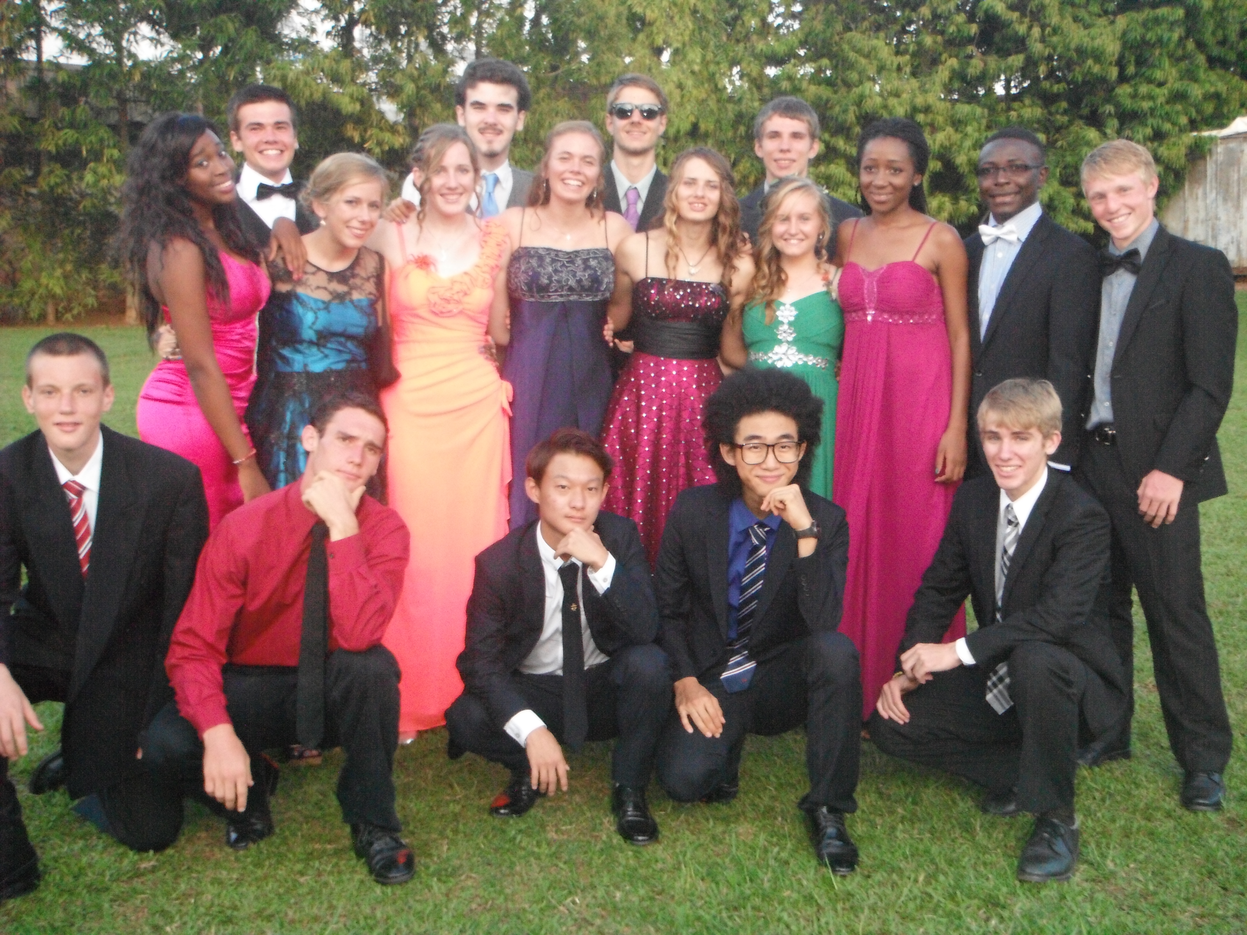 12th grade class (most of it) at banquet