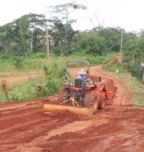 Ron smoothing out the road