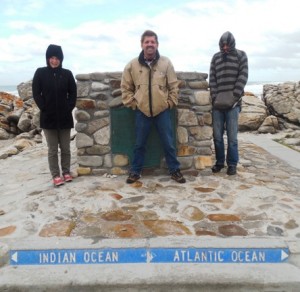 Where the Indian Ocean meets the Atlantic Ocean
