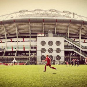 Five day soccer camp at the stadium in Amsterdam