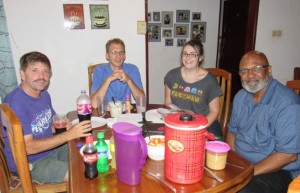 And Josef shared meals with each Covenant missionary family