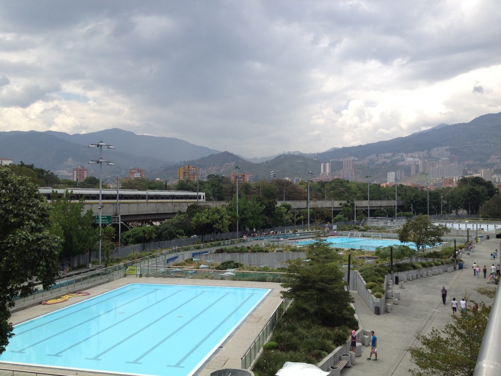 A view from the aquatic center