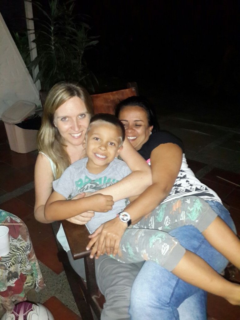 A special moment with our special friend Diana and others from Nueva Vida as we enjoyed a bbq together