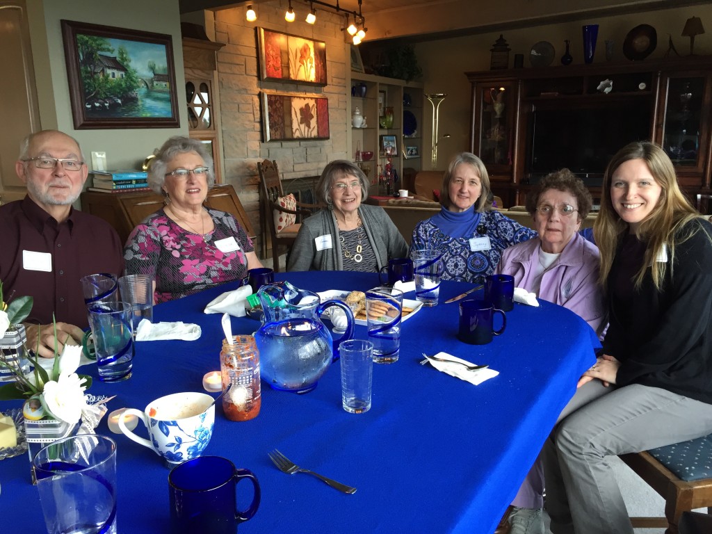 A lovely lunch with a wonderful group of people from Praise Covenant in Tacoma, WA.