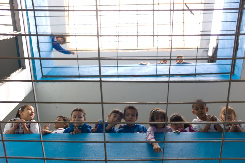 Children at CEIP school.