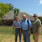 Pete, Curt and Marc before Lamu terminal