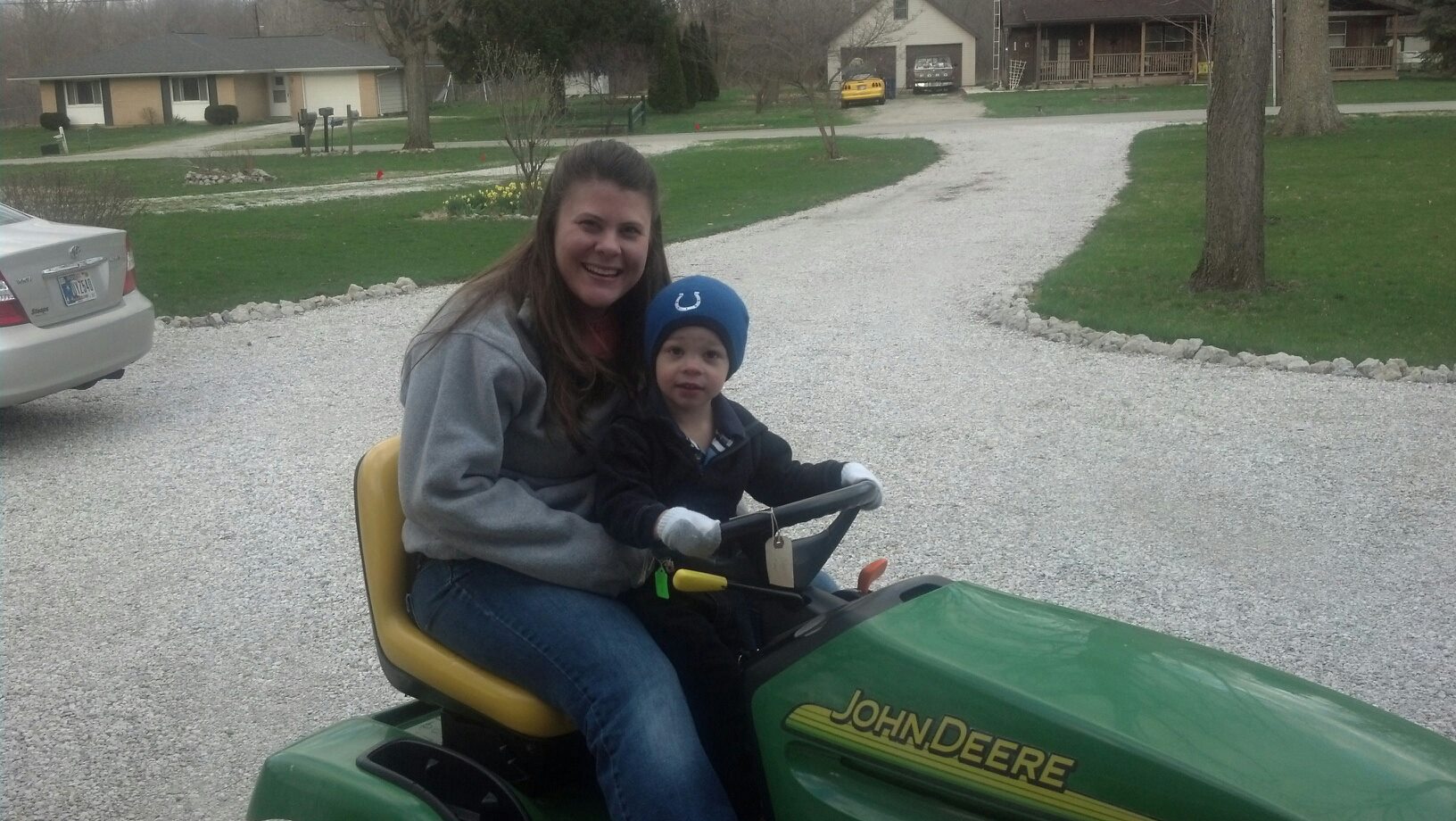 He loves this kind of mowing.