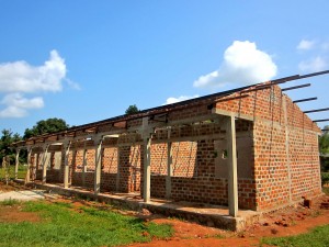 School construction site at Bokonzo.